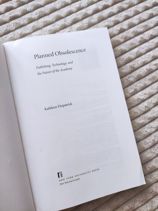 Książka book Planned Obsolescence Planowe postarzanie