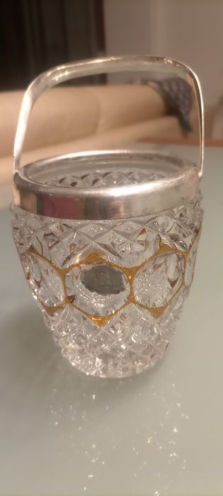 Lindíssimo balde de gelo em cristal