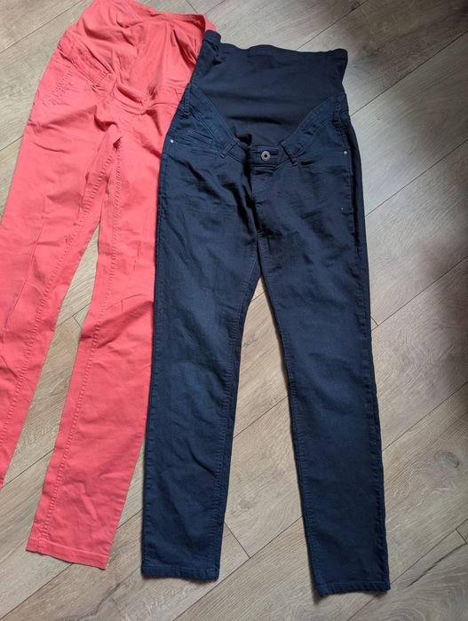 Spodnie ciążowe H&M mama roz. 36 S C&A zwężane rurki