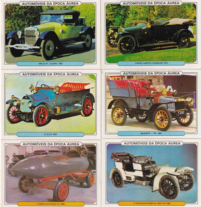 Calendários -Automóveis da Época Áurea (40) Completa