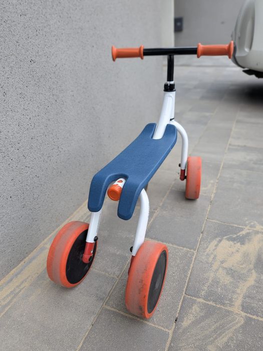 Rowerek czterokołowy Btwin, rower biegowy Decathlon