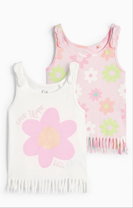 Майка топ з квіточкою  104-110