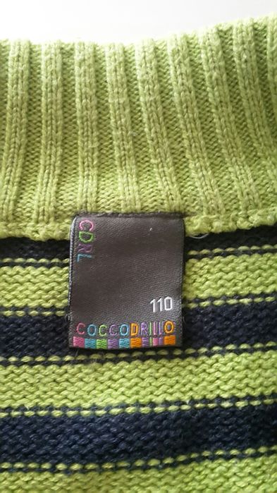 Sweterek rozpinany Coccodrillo 110 cm jak Nowy