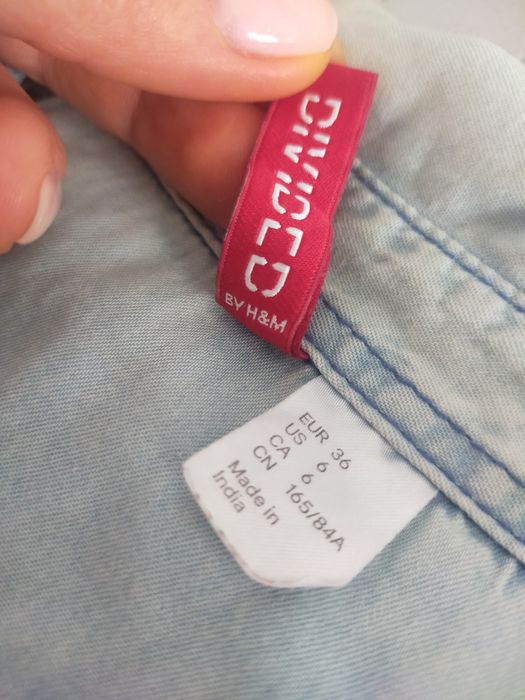 Bluzka jeans h&m