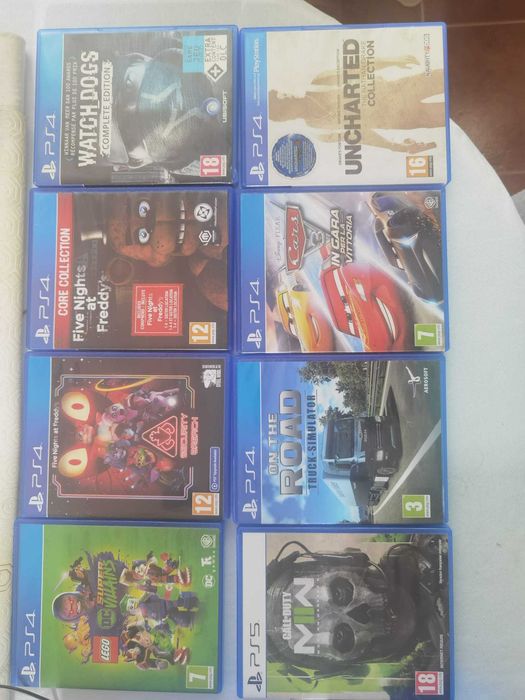 Jogos ps4/ps5  como novos