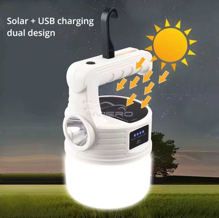 Фонар Автономний Ліхтар Світлодіодна Лампа  Світильник Акумуляторний