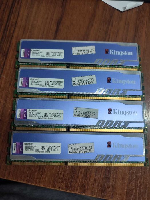 Pamięć DDR3 Kingston 16 GB  4x4 GB KHX1600C9D3B1K2