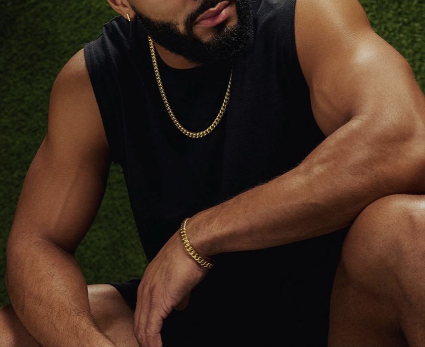 Conjunto masculino em aço inoxidável