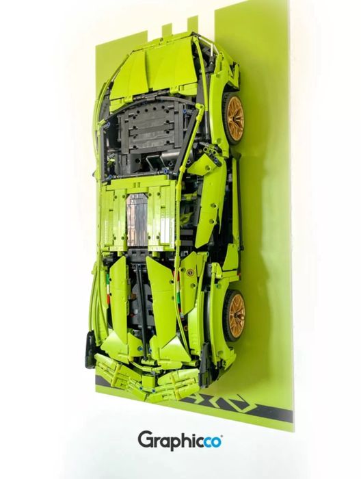 Expositor de Parede para Lego Technic 42115 Lamborghini Sián Acrilico