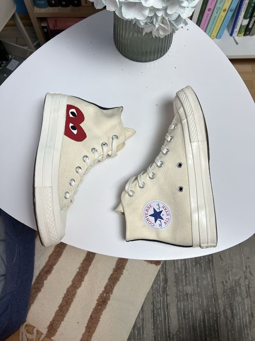 Converse play cdg comme des garcons кеди жіночі конверс кдг плей — zdjęcie 3
