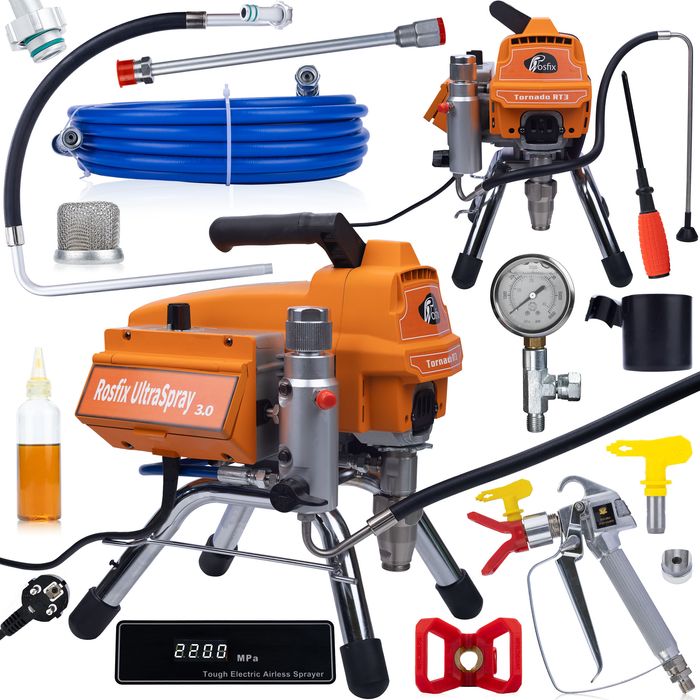 Agregat Malarski Rosfix Tornado RT3 | 2200W, 22MPA, 2,5L/min