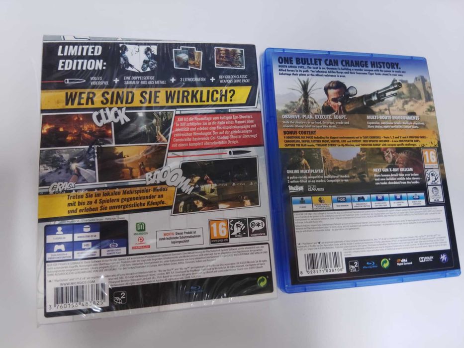 Zestaw 2 gier PS4 XIII + Sniper Elite 3 PS4