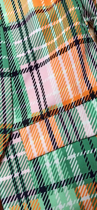 New Collection kolorowa marynarka w kratkę S