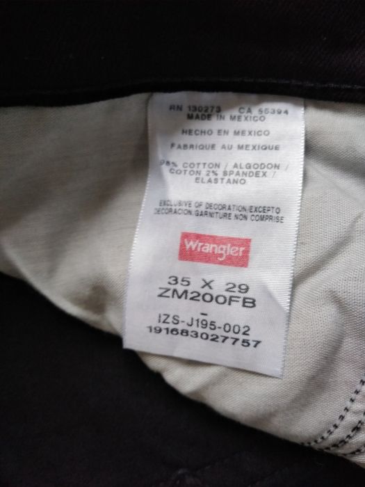 Jeansy Wrangler Autentics W35 L29