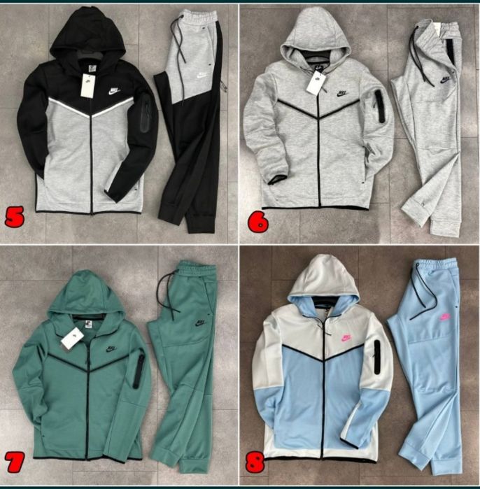 ПРЕМІУМ ЯКІСТЬ‼️Костюм Nike Tech Fleece, Найк Теч Фліс/Унисекс, XS-2XL