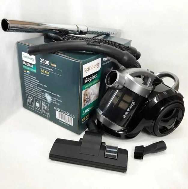 Пилосос Crownberg CB-0112 з турбо-щіткою 2600W