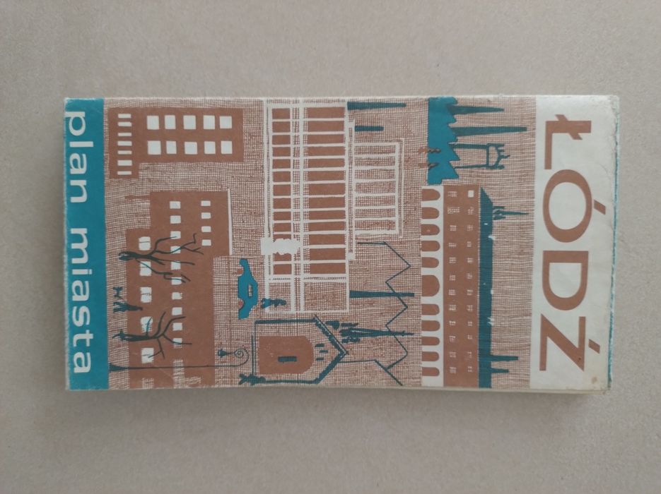 Plan miasta Łodzi 1979 rok