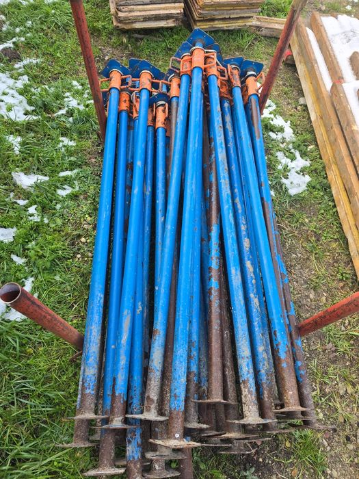 Stemple budowlane, podpory, szalunki, dzwigary, doki, plyta szalunkowa