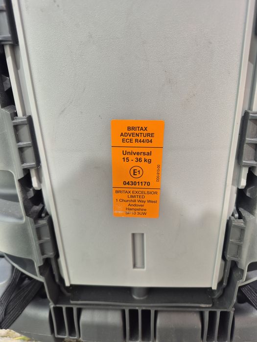 Fotelik samochodowy 15 - 36 kg Romet Britax Adwenture