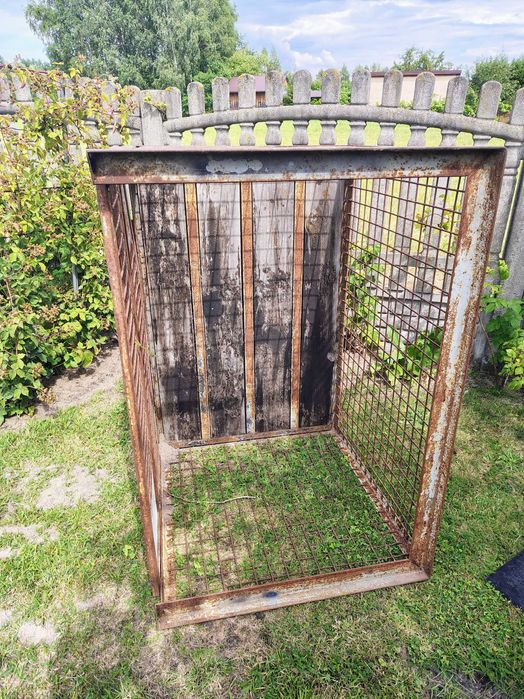 Skrzyniopaleta metalowa koszowa EURO