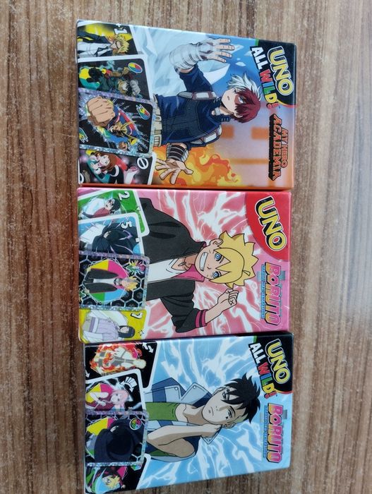 3 talie kart Uno All Wild McDonald's