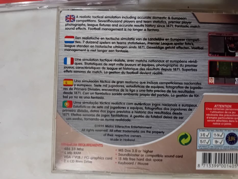 Conjunto de 3 Jogos Pc/Cd Rom