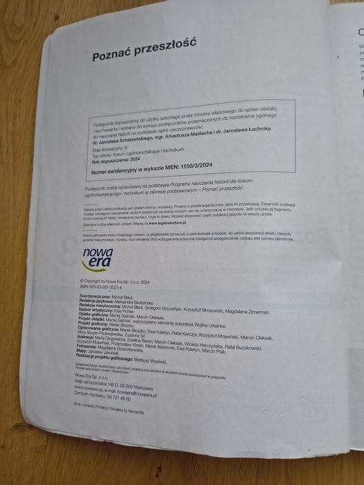 Poznać przeszłość 3. Zakres podstawowy.