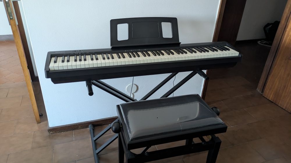 Roland FP-10 + Banco Regulável + Suporte + Caixa Original | Como Novo