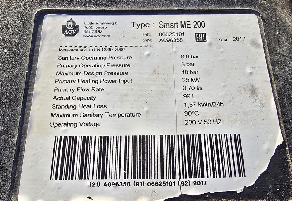 Bojler Zasobnik 2w1 ACV SMART ME 200