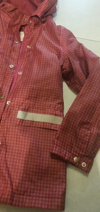 wiosenna kurtka dziewczęca z kapturem