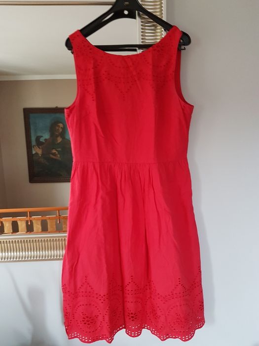 Sukienka KappAhl czerwona bawełna 38