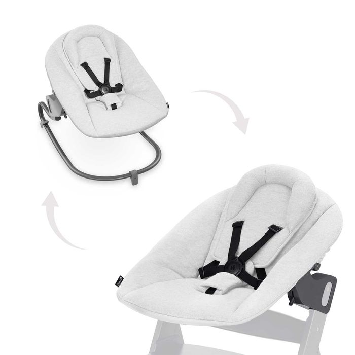 Leżaczek Bujaczek 2w1 Hauck Bouncer Premium Alpha & Beta
