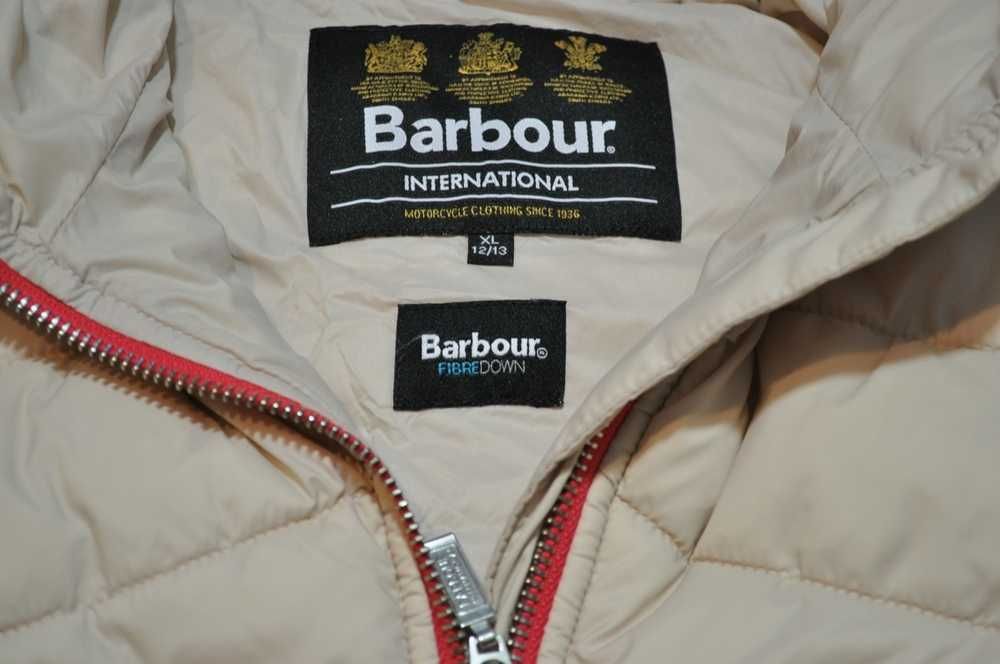 BARBOUR INTERNATIONAL XL 12-13 dziewczęca kurtka z kapturem  p1v