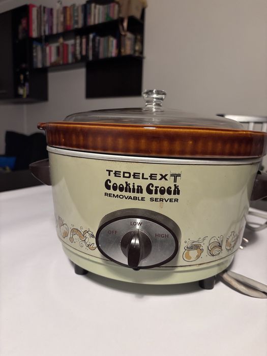 Panela de cozedura lenta vintage