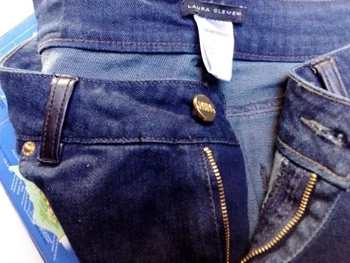 Jeans direitos, T.38, Laura Clément by La Redoute