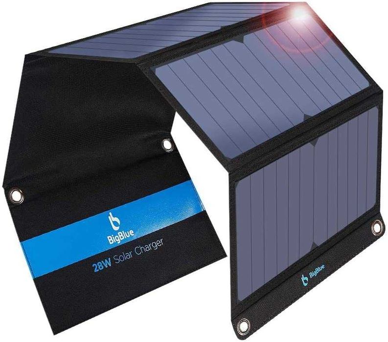 Сонячна панель BigBlue 28W — Автономна зарядка для дому та походів