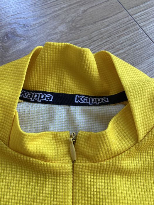 Bluzka kolarska żólta kappa S