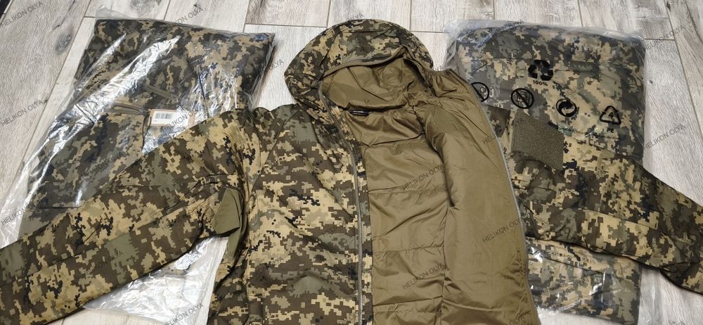 ‼️Helikon tex WOLFHOUND Hoodie Climashield Apex 67 MM14 піксель куртка