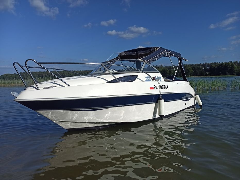 Łódź motorowa Galeon Galia 620 Evinrude E-tec 200 kabinowa motorówka jacht