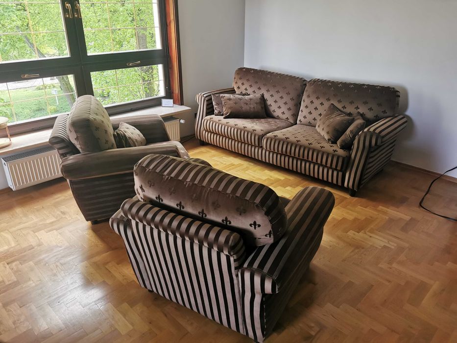 PROMOCJA!! Zestaw wypoczynkowy, sofa, fotele, meble gabinetowe