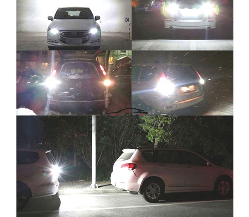 LÂMPADAS BA15S LED CANBUS LUZ BRANCA