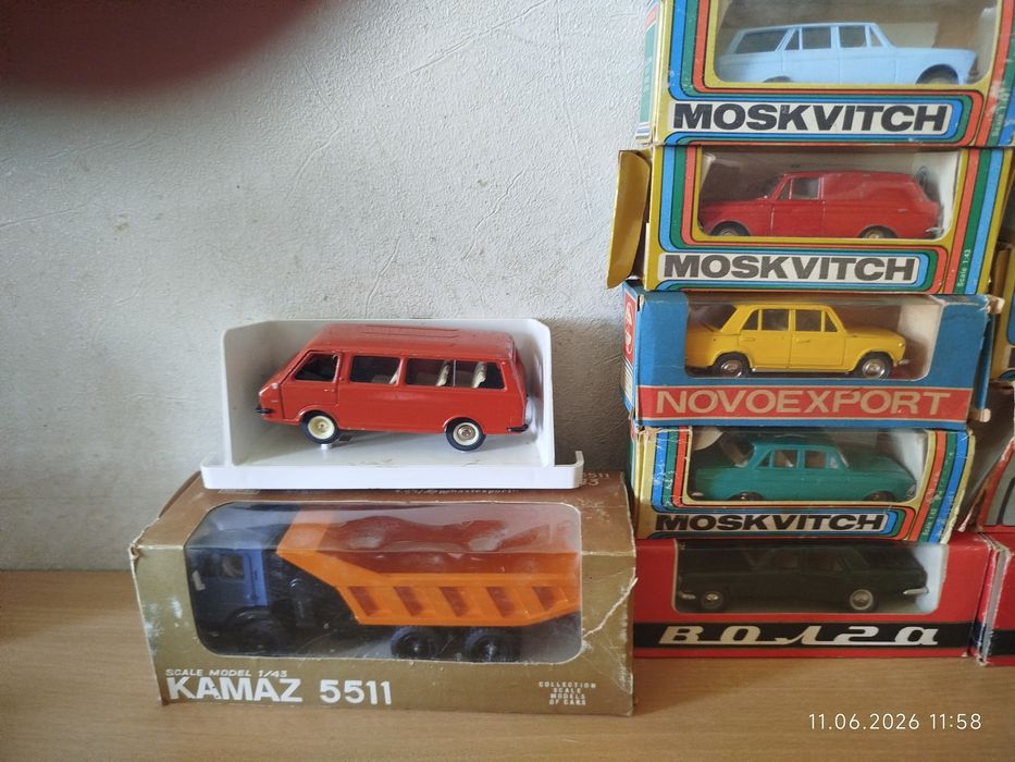 Модели машин СССР 1:43