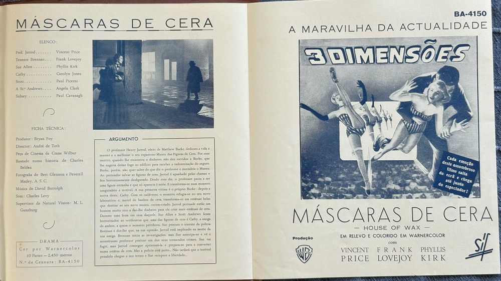 Catálogo Cartazes Cinema SIF / Warner Bros