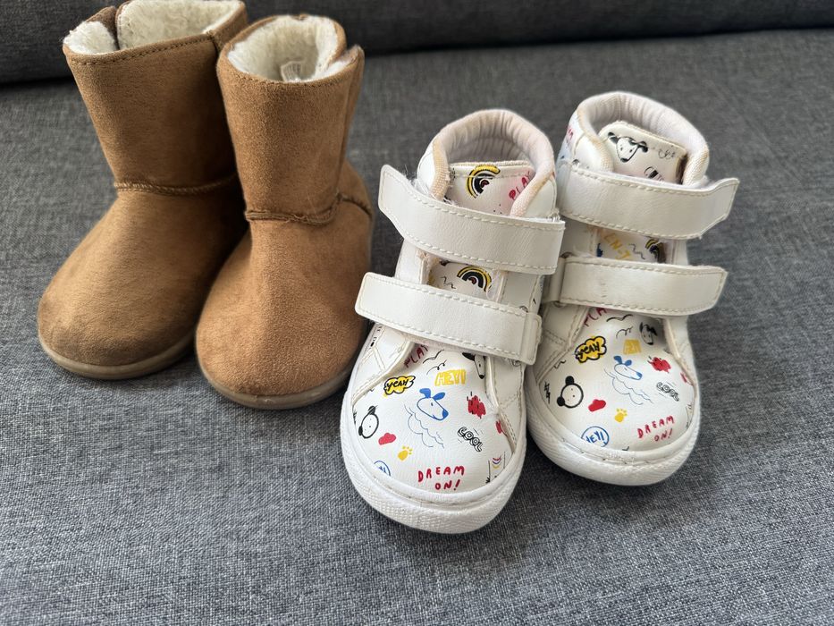 Лот дитяче взуття осінь 23 розмір уггі хайтопи waikiki кросівки