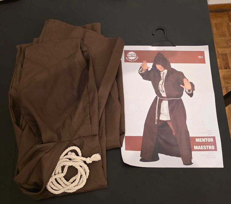 Disfarce de Mestre Jedi / Monge – Tamanho L