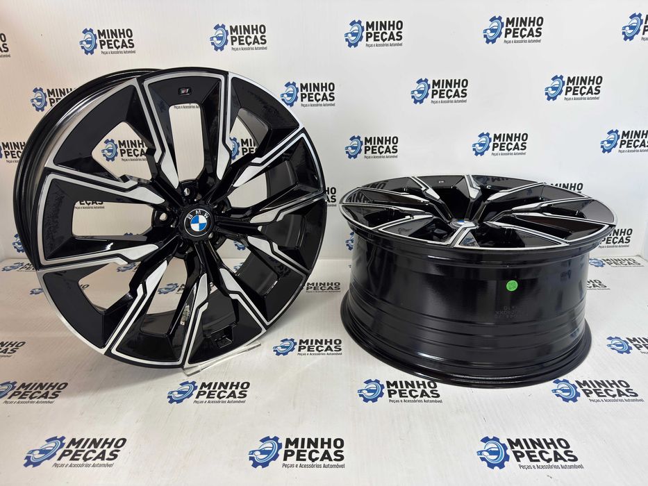 Jantes Look BMW em 21 (5x112) preto e polido