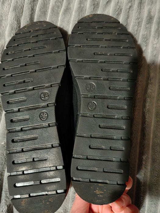 Buty skórzane, rozm.36.