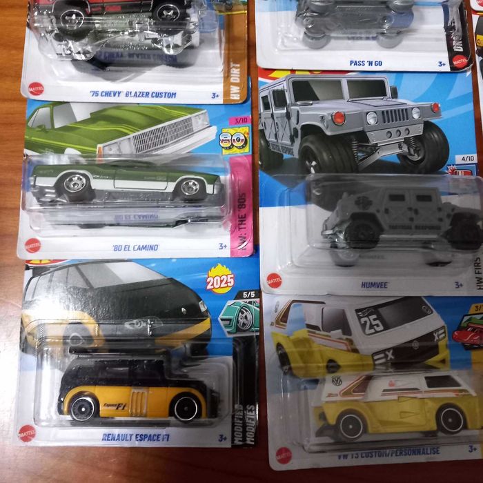 Hotwheels e Matchbox NOVOS com 20% de desconto