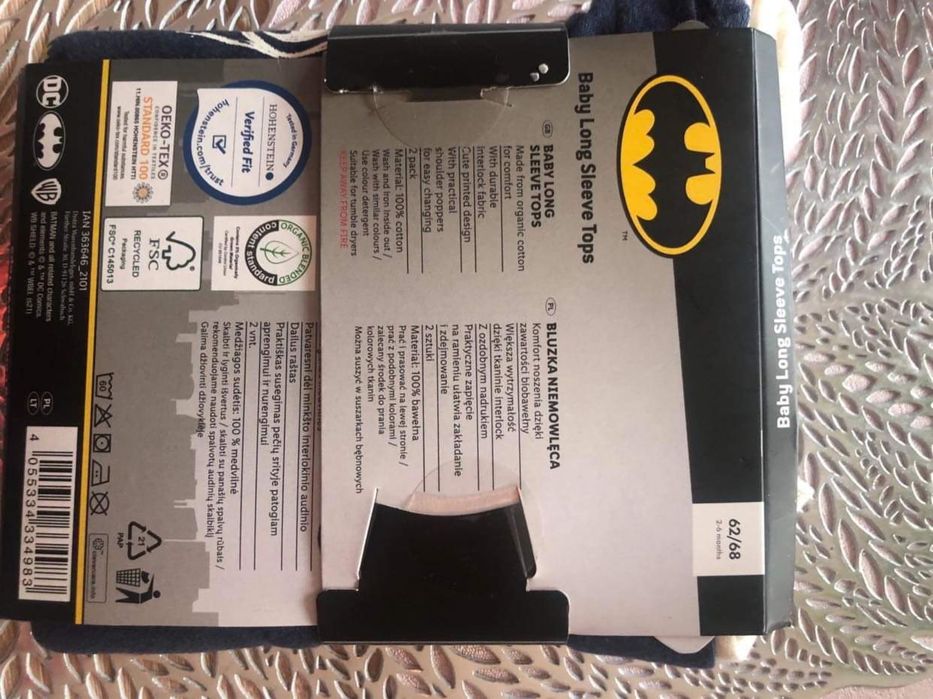 Bluzki niemowlece -dwupak