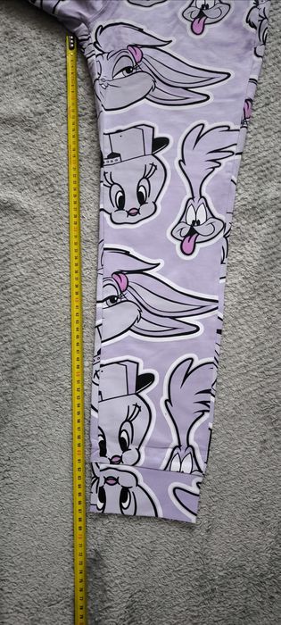 Nowe spodnie dresowe coccodrillo r. 158 looney tunes